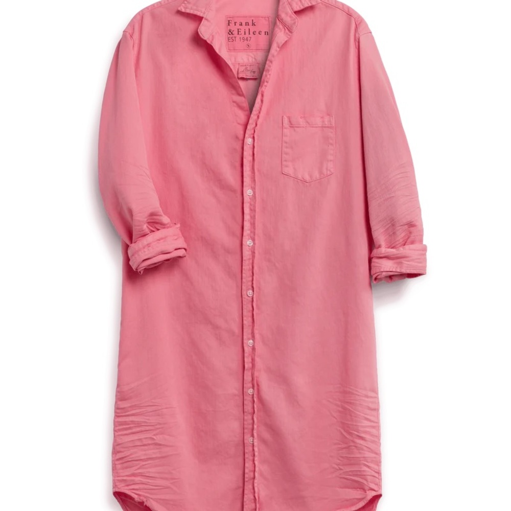 Frank & Eileen Vibrant Pink Shirt Dress - Picture 3 of 9